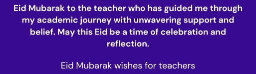 eid mubarak wishes for teachers
