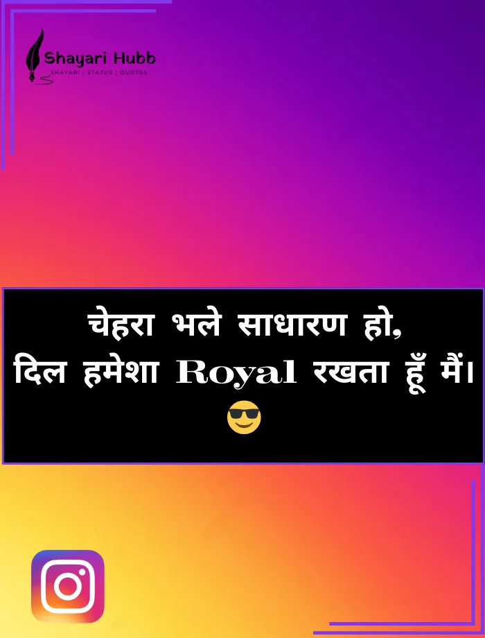 Instagram Bio Shayari Boy