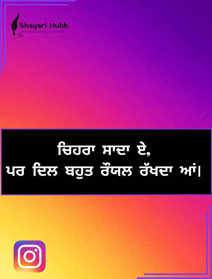 Instagram Bio Shayari Punjabi